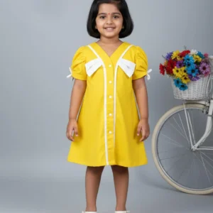 GIRLS YELLOW FROCK 421