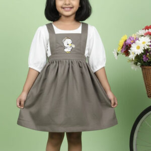 gray frock 434